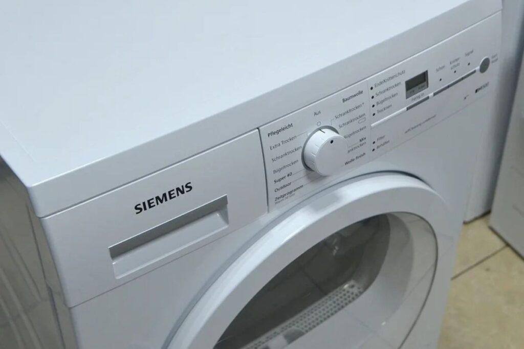 Siemens Trockner Fehlercode Tabelle